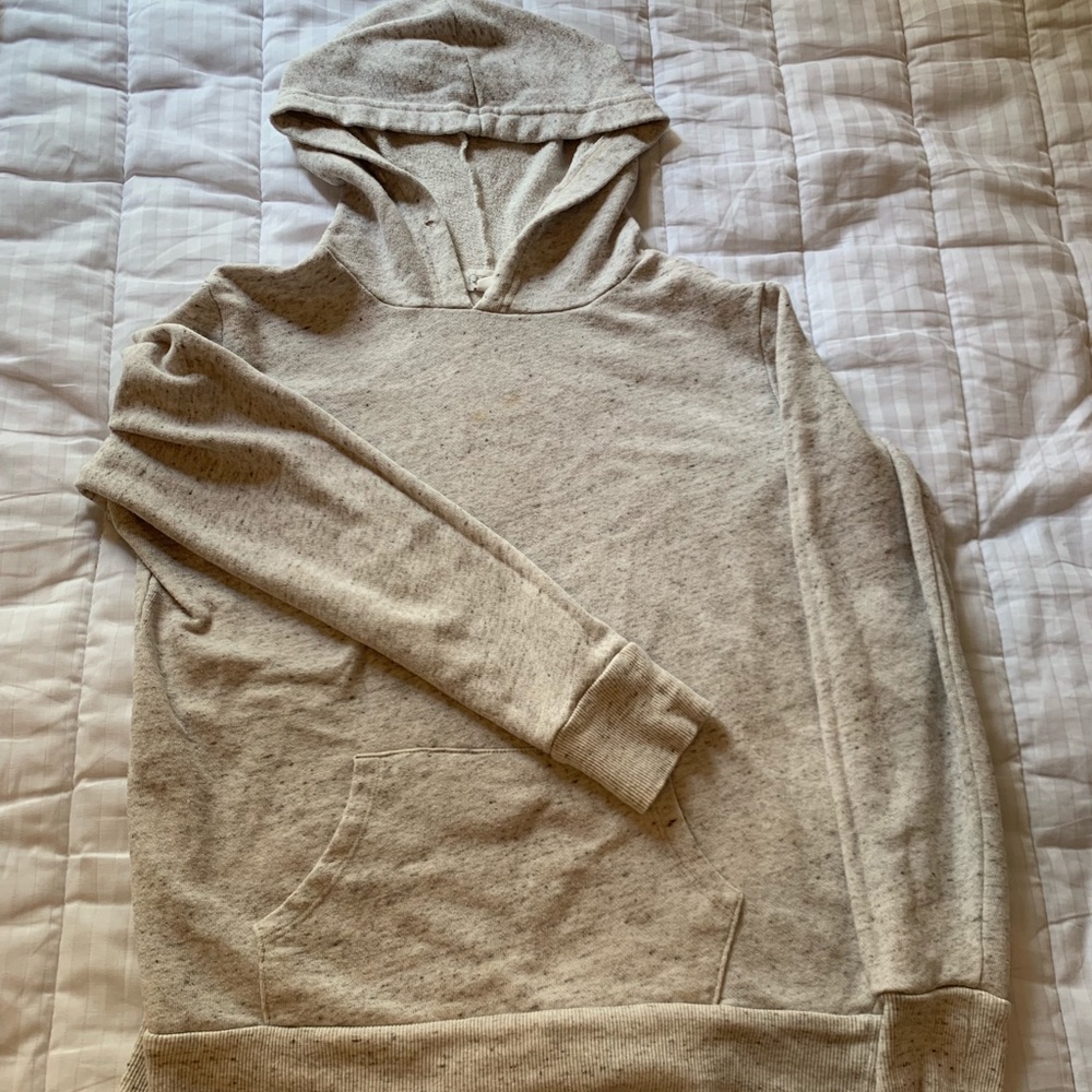 Jersey material, sweatshirt with middle pocket